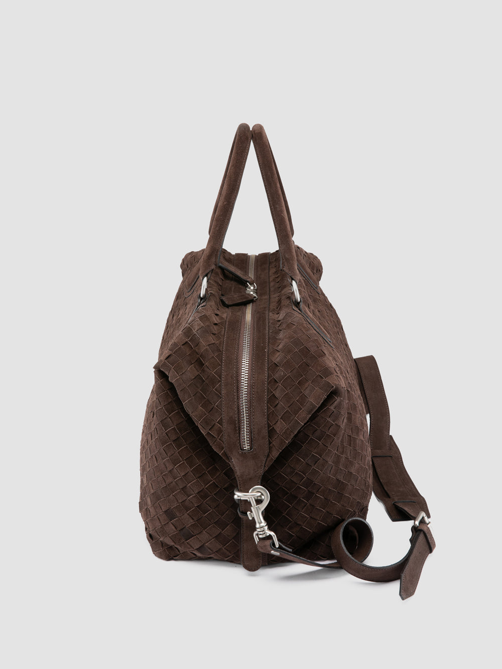 ARMOR 019 - Brown Leather Travel Bag - Image 6