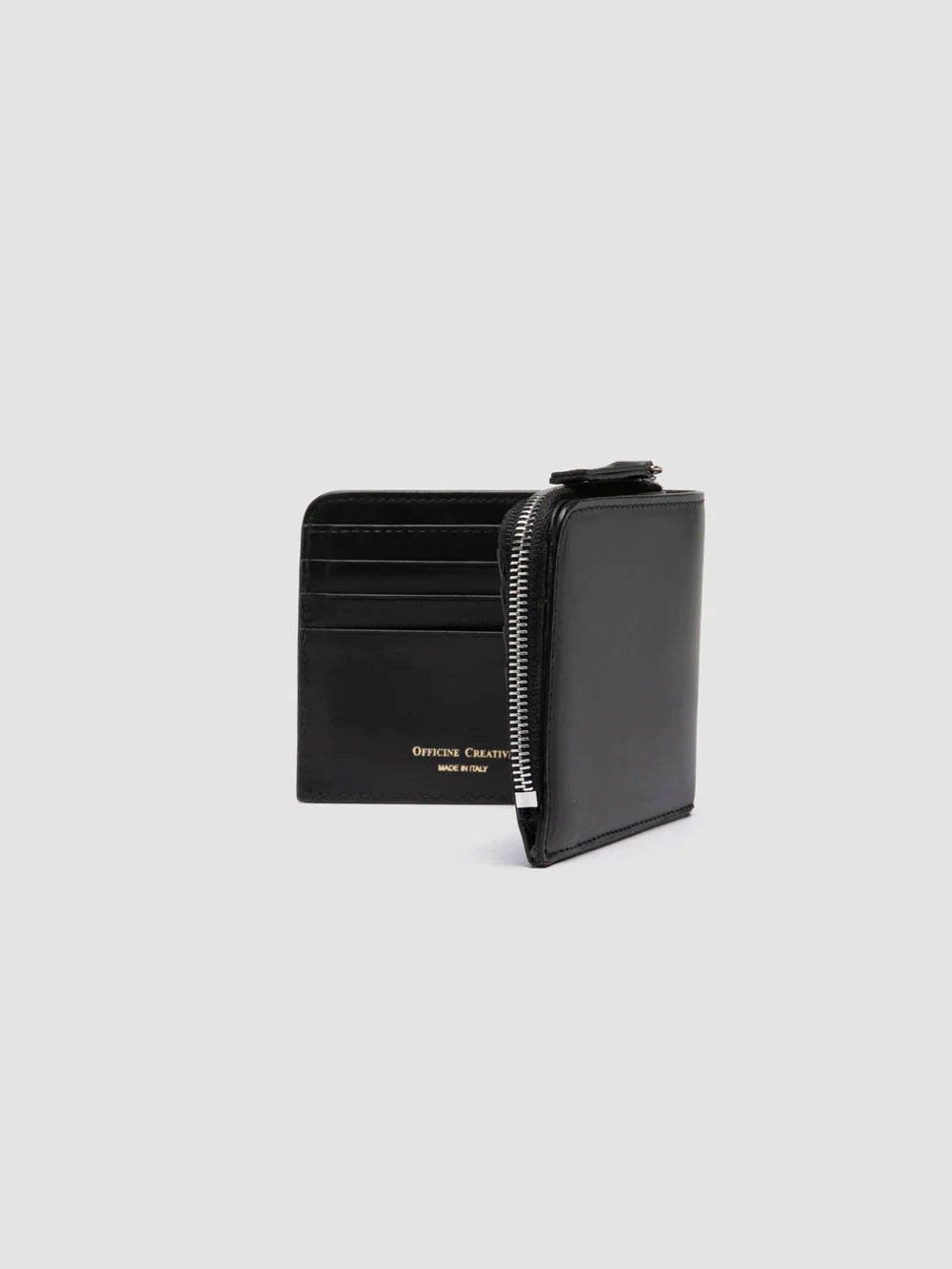 BERGE' 004 - Black Leather Wallet - Image 5