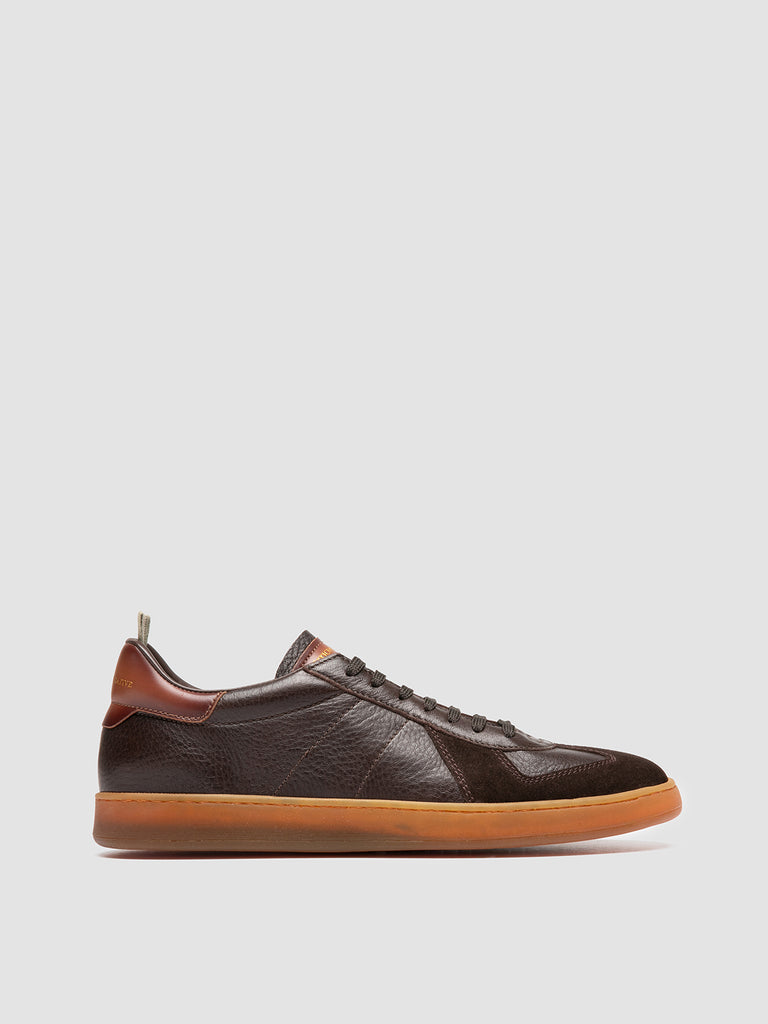 MILITIA 001 - Brown Leather Sneakers