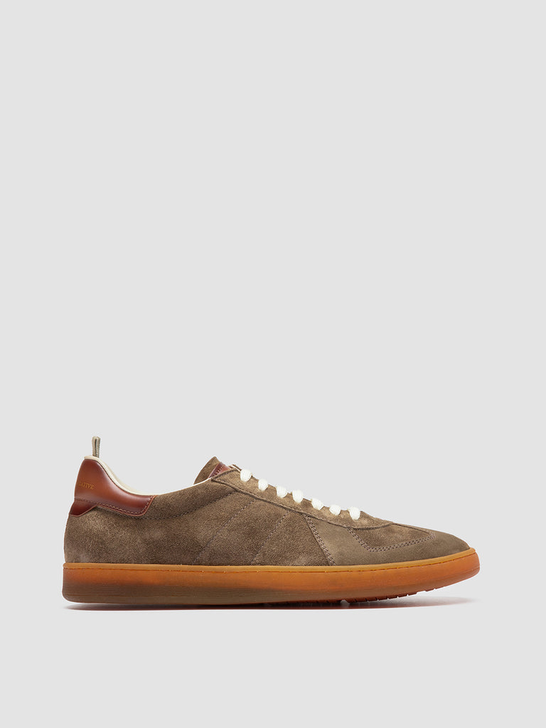 MILITIA 002 - Green Suede and Leather Sneakers