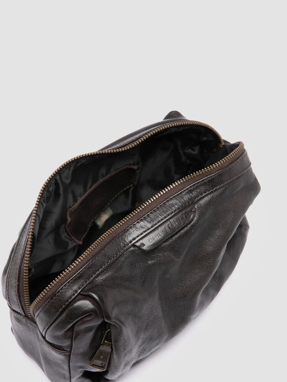HELMET 054 - Brown Leather Pouch - Image 6