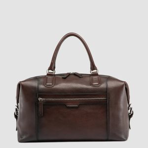 JULES 006 - Brown Leather Travel Bag