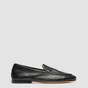AIRTO 018 - Black Leather Loafers