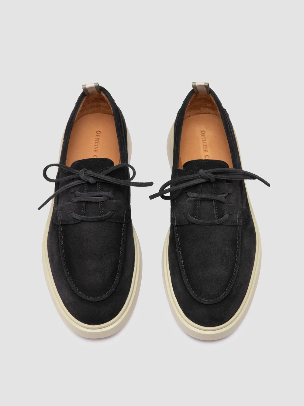 BONES 013 - Blue Suede Boat Shoes - Image 2