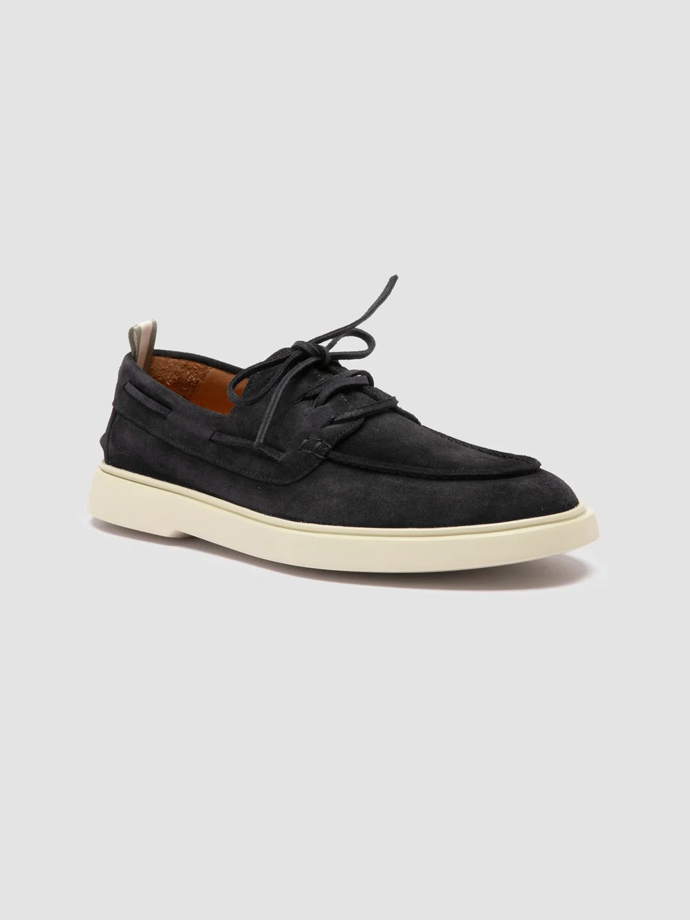 BONES 013 - Blue Suede Boat Shoes - Image 3