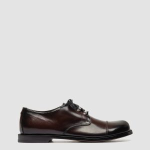 GEMSTONE 001 - Brown Leather Derby Shoes