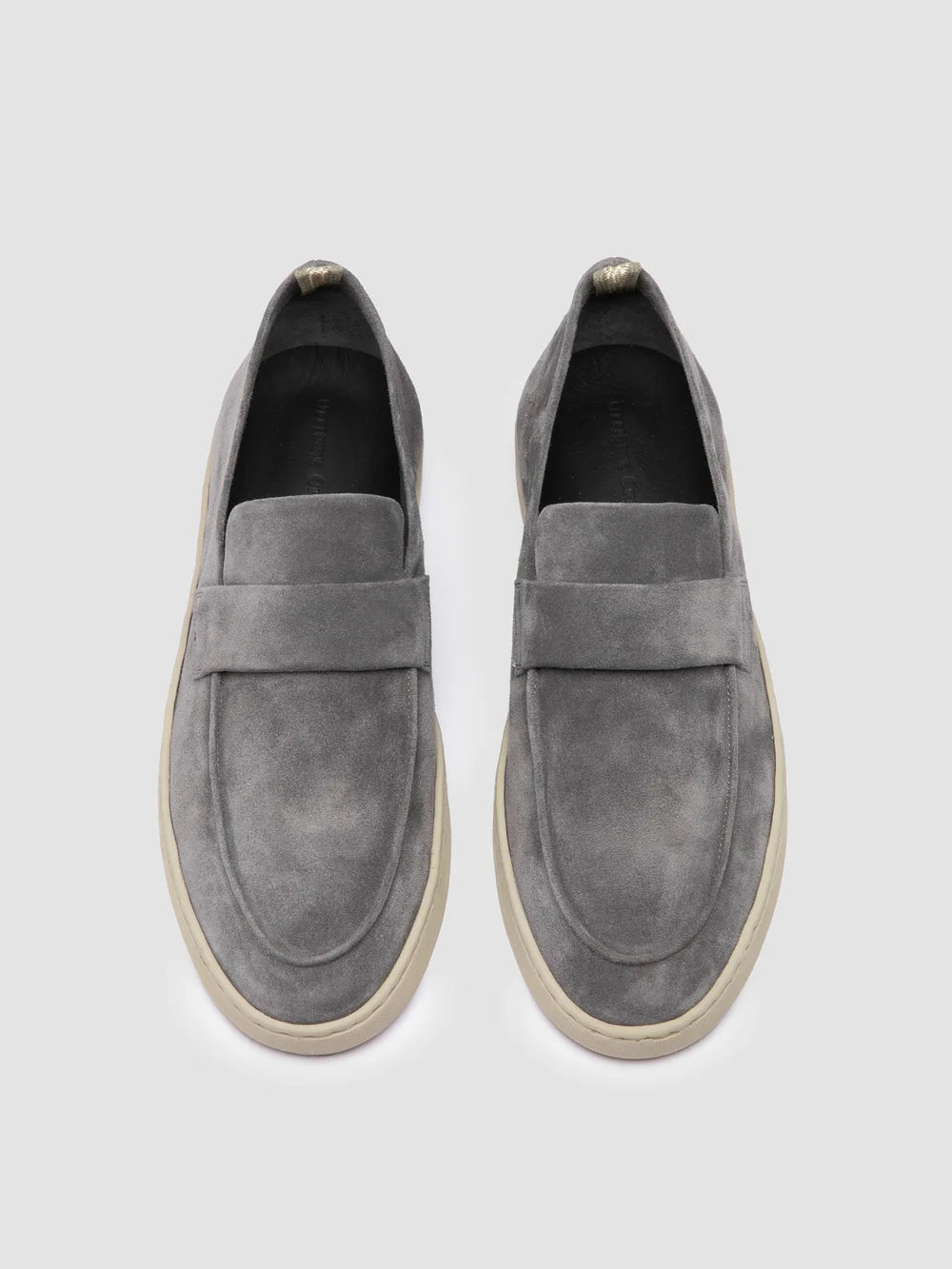 HERBIE 001 - Grey Suede Penny Loafers - Image 2