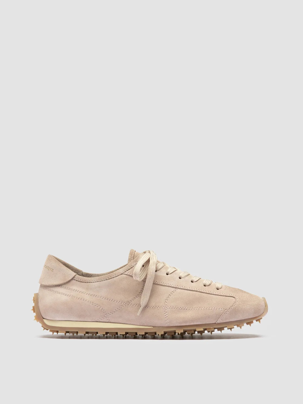 JARRED 001 - Beige Suede Low-Top Sneakers
