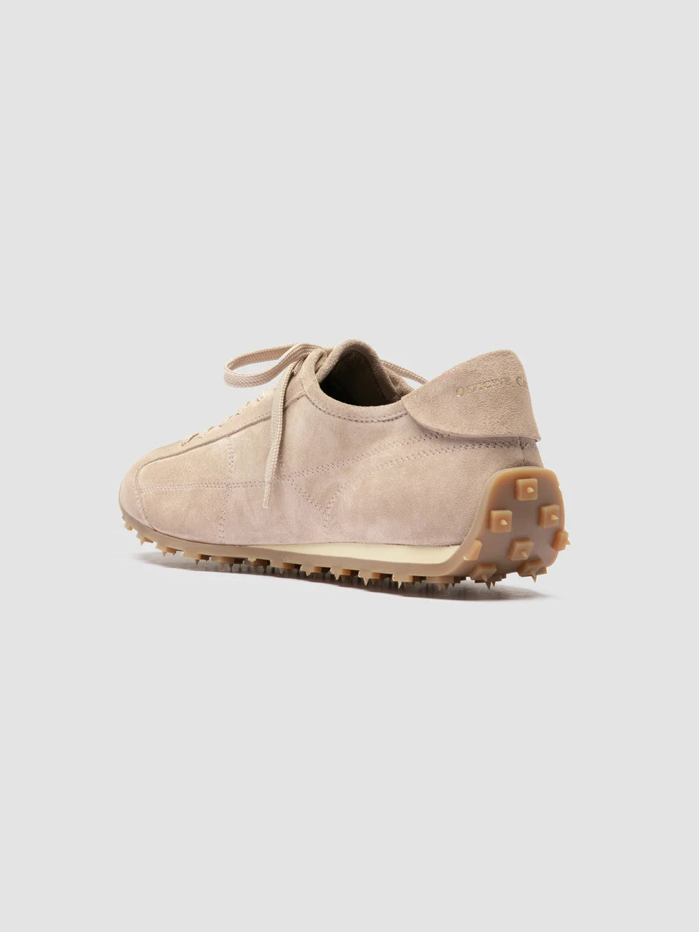 JARRED 001 - Beige Suede Low-Top Sneakers - Image 4