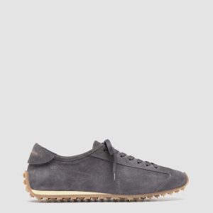 JARRED 001 - Blue Suede Low-Top Sneakers