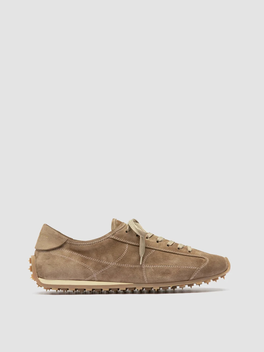 JARRED 001 - Taupe Suede Low-Top Sneakers