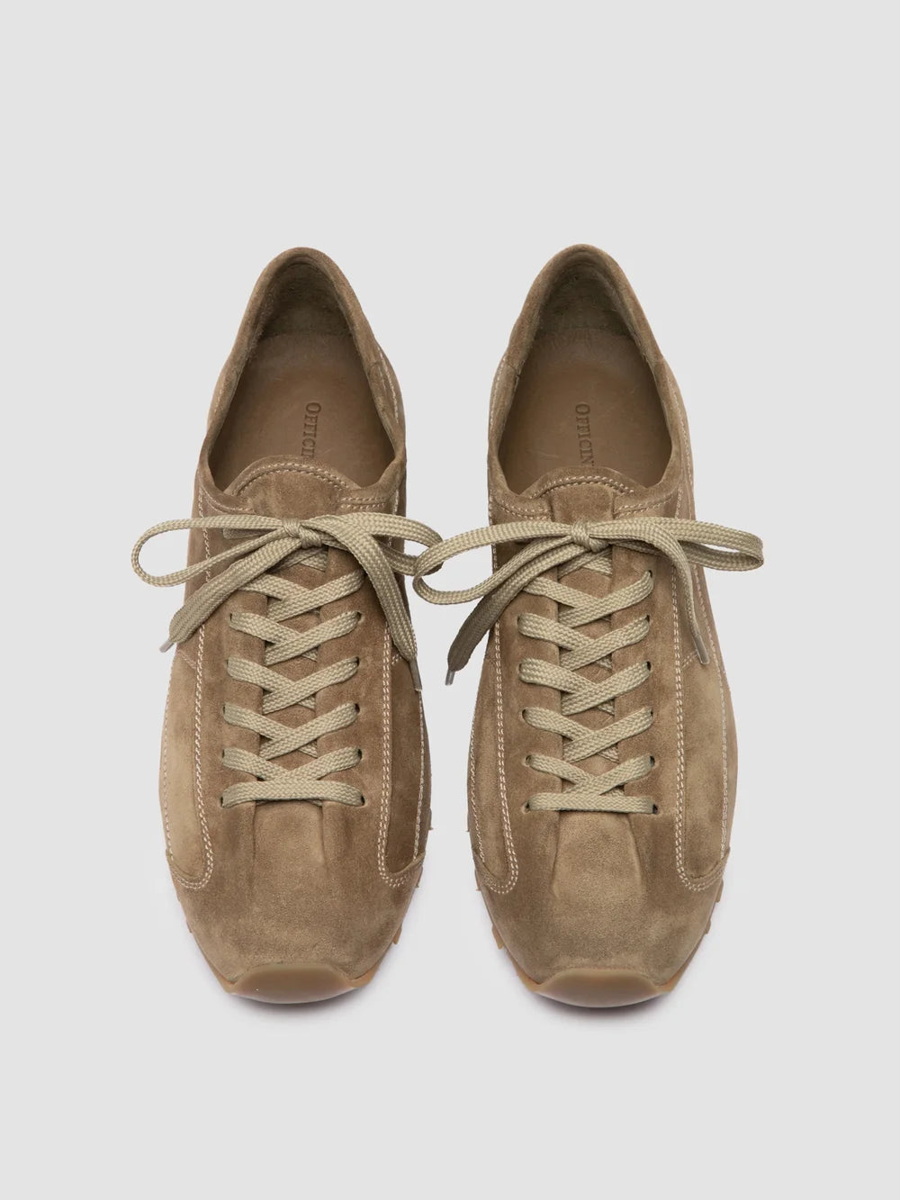 JARRED 001 - Taupe Suede Low-Top Sneakers - Image 2