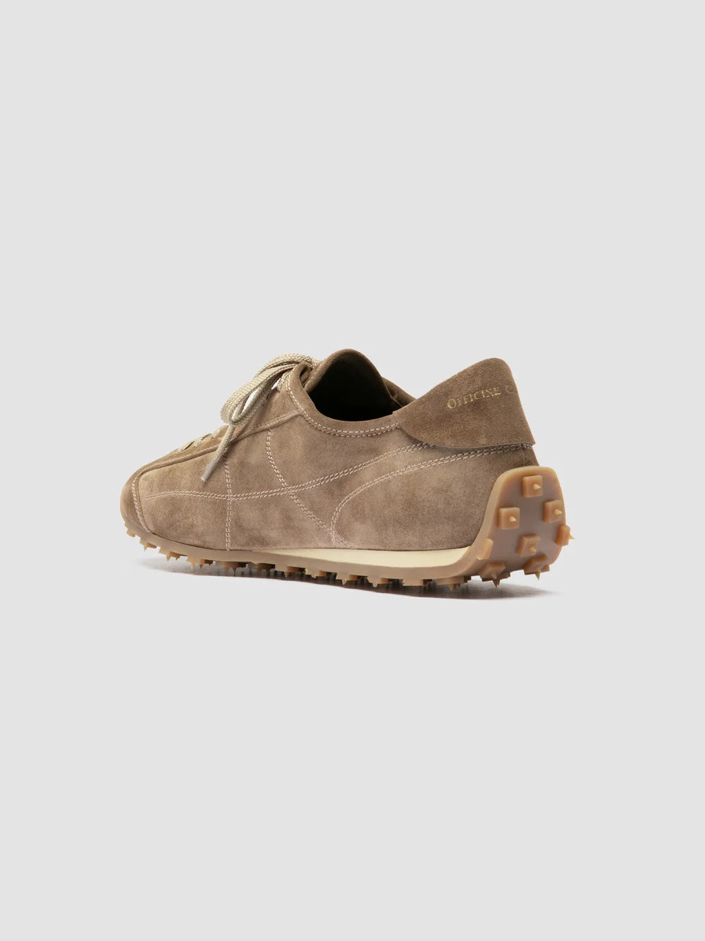 JARRED 001 - Taupe Suede Low-Top Sneakers - Image 4