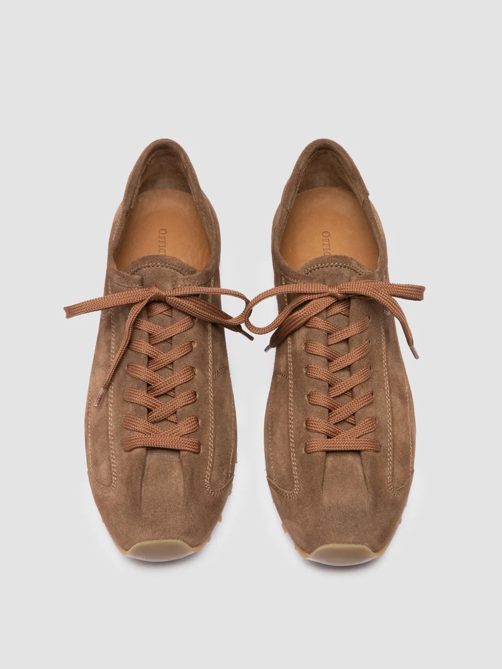 JARRED 001 - Taupe Suede Low-Top Sneakers - Image 2