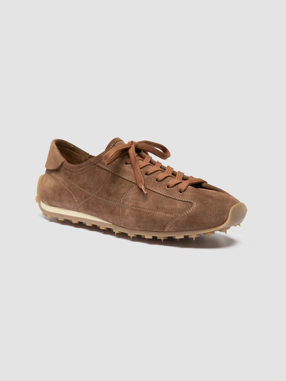 JARRED 001 - Taupe Suede Low-Top Sneakers - Image 3