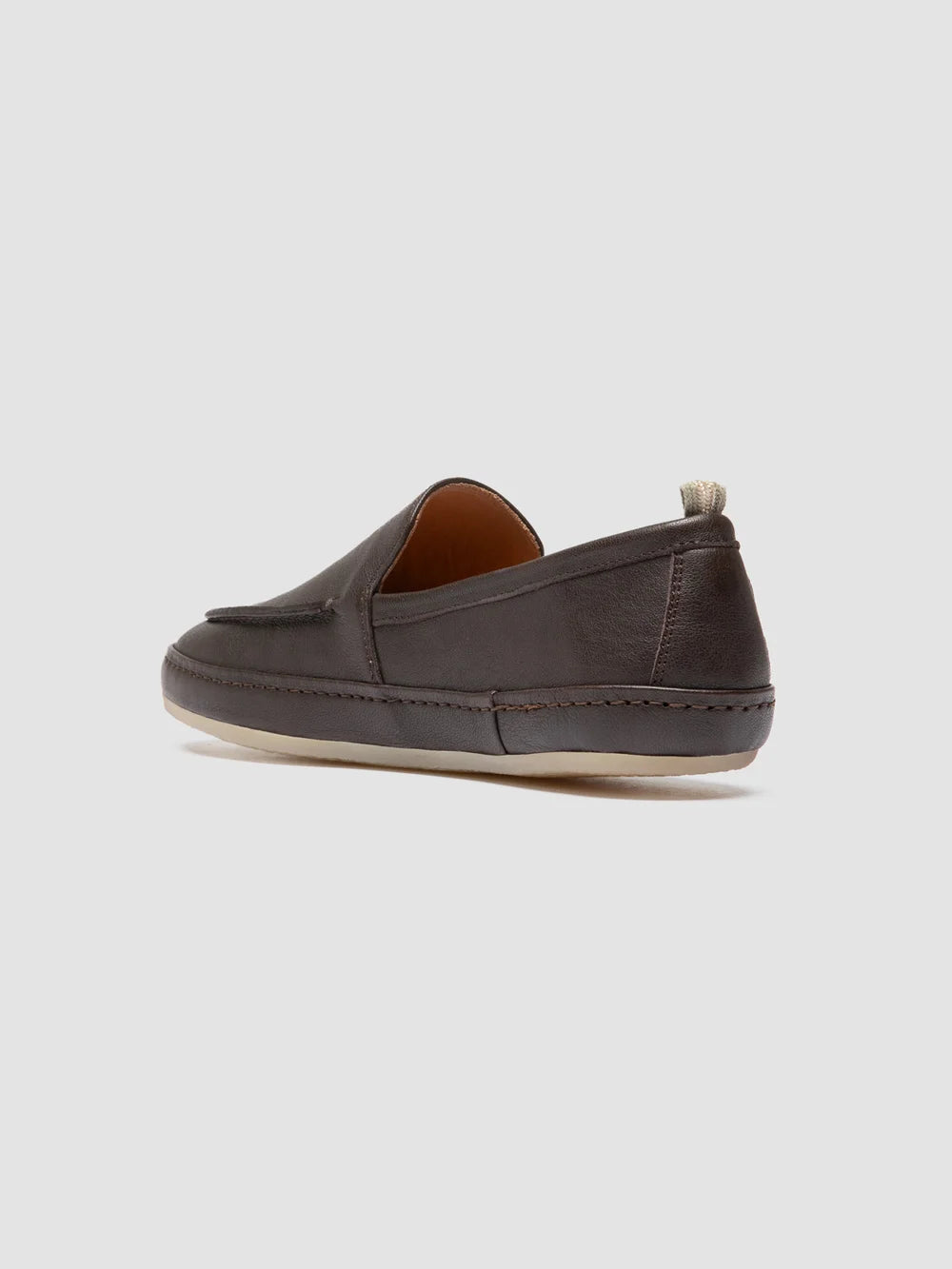 LINE 001 - Brown Leather Penny Loafers - Image 4