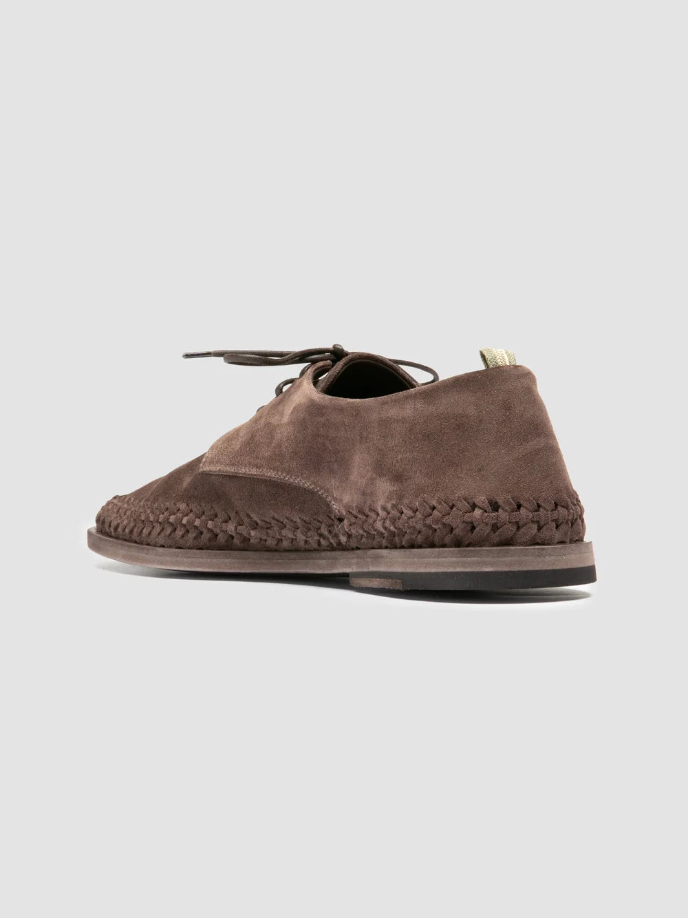 MILES 001 - Taupe Suede Derby Shoes - Image 4