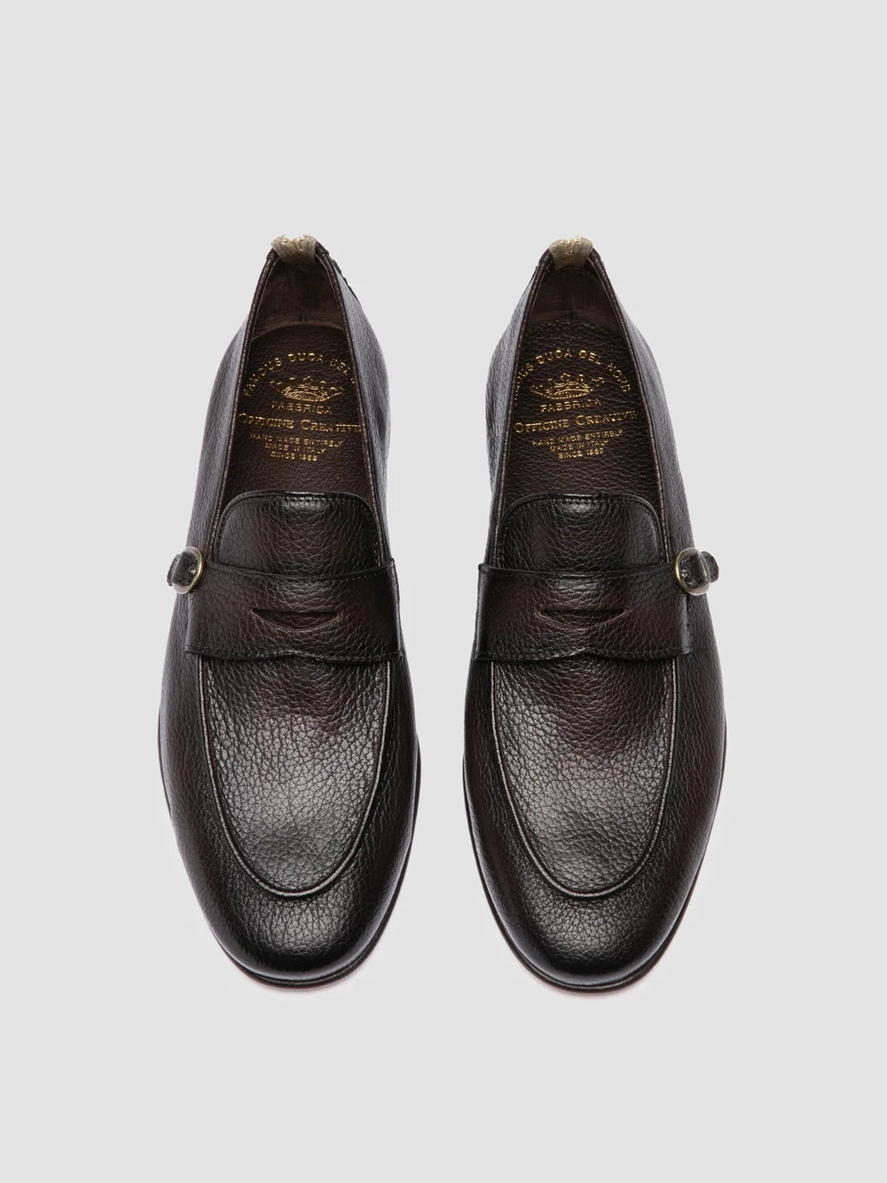 OLIVER 011 - Brown Leather Penny Loafers - Image 2