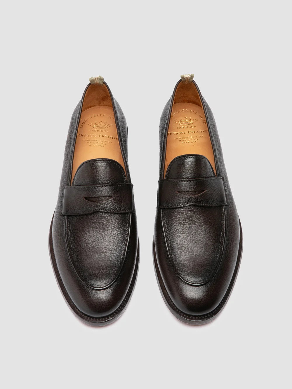OPERA 001 - Brown Leather Penny Loafers - Image 2