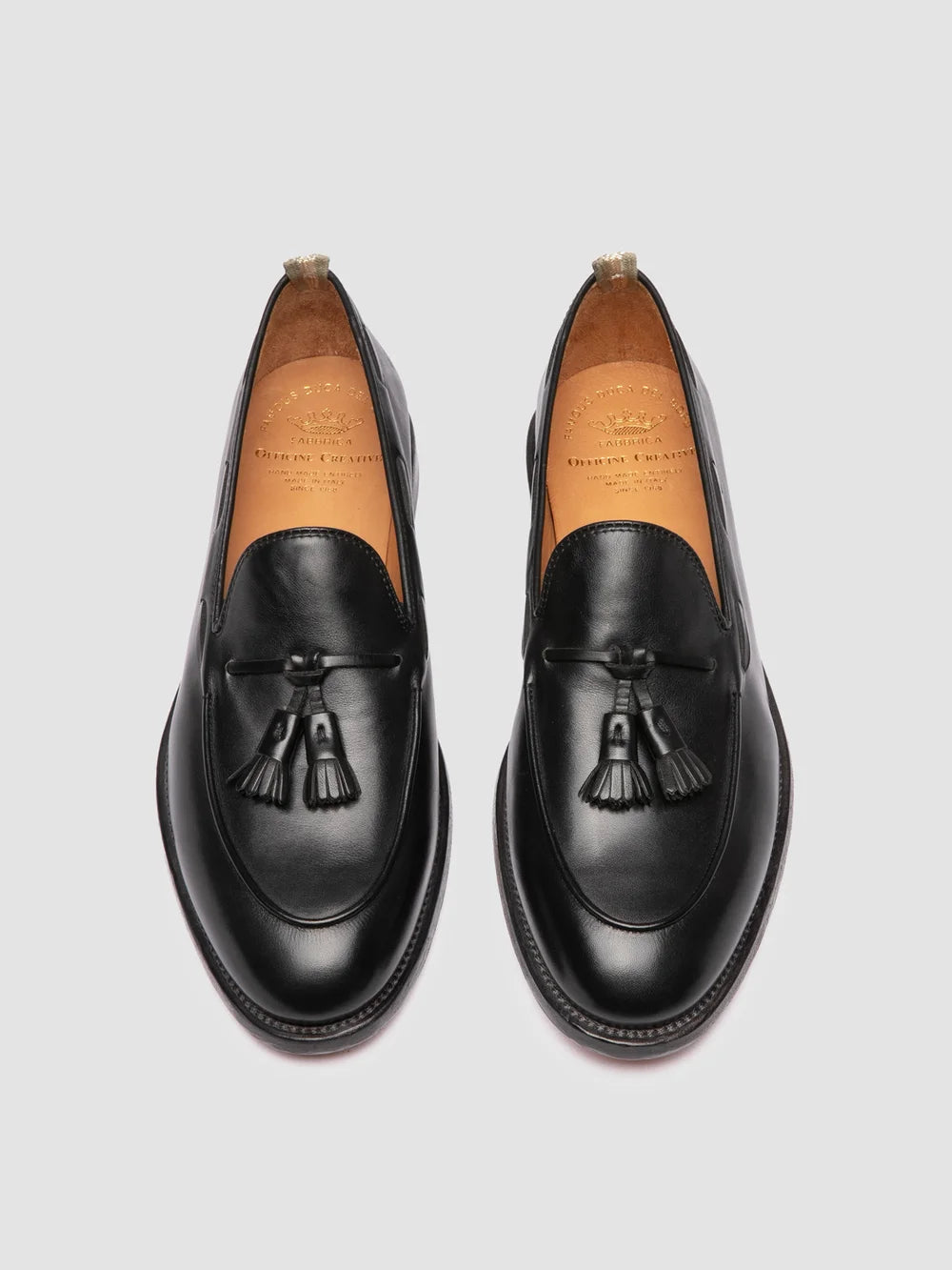 OPERA 002 - Black Leather Tassel Loafers - Image 2