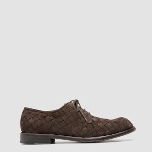 RUGGED 007 - Brown Suede Derby Shoes