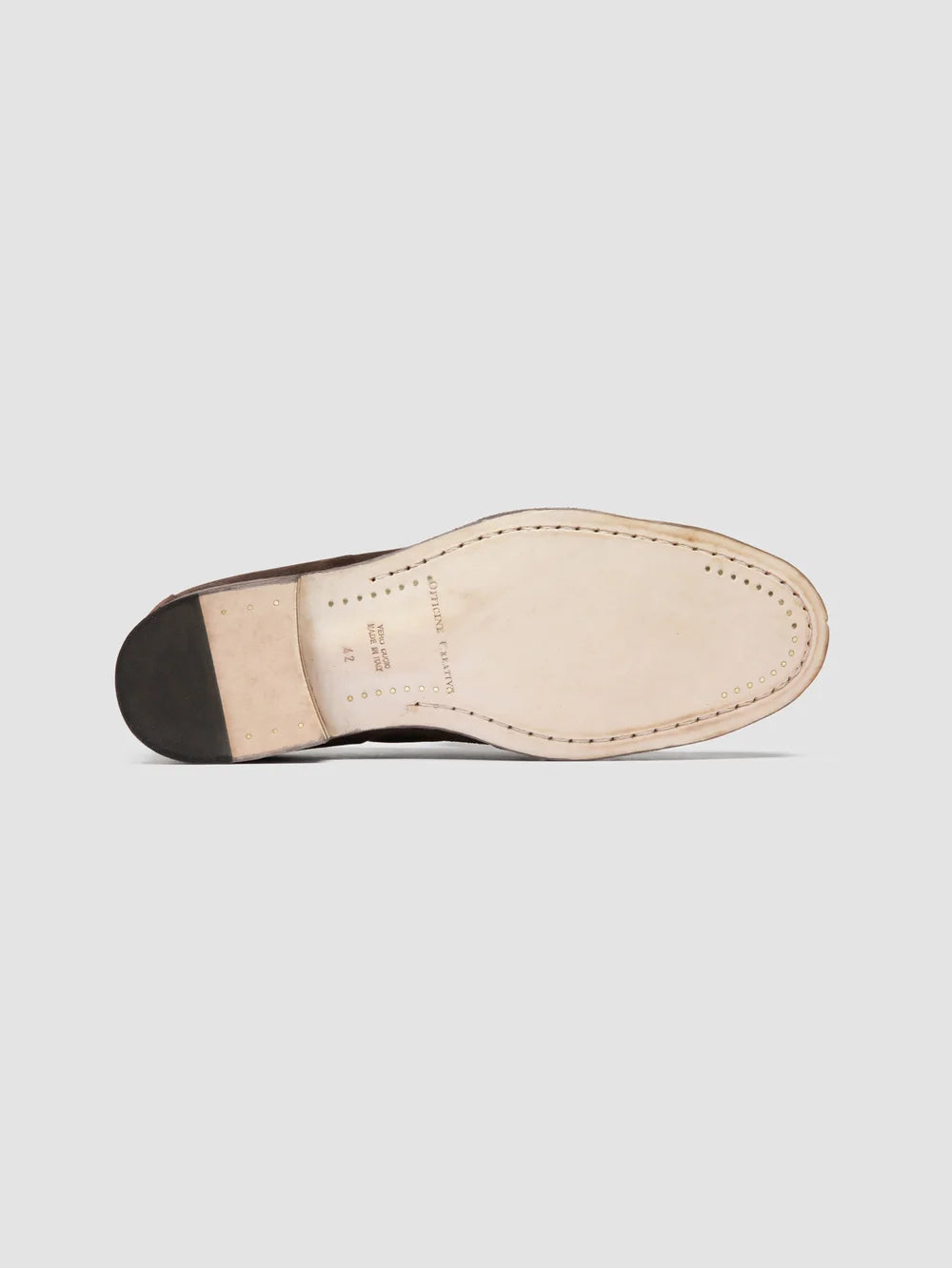 SOLITUDE 015 - Brown Suede Penny Loafers - Image 5