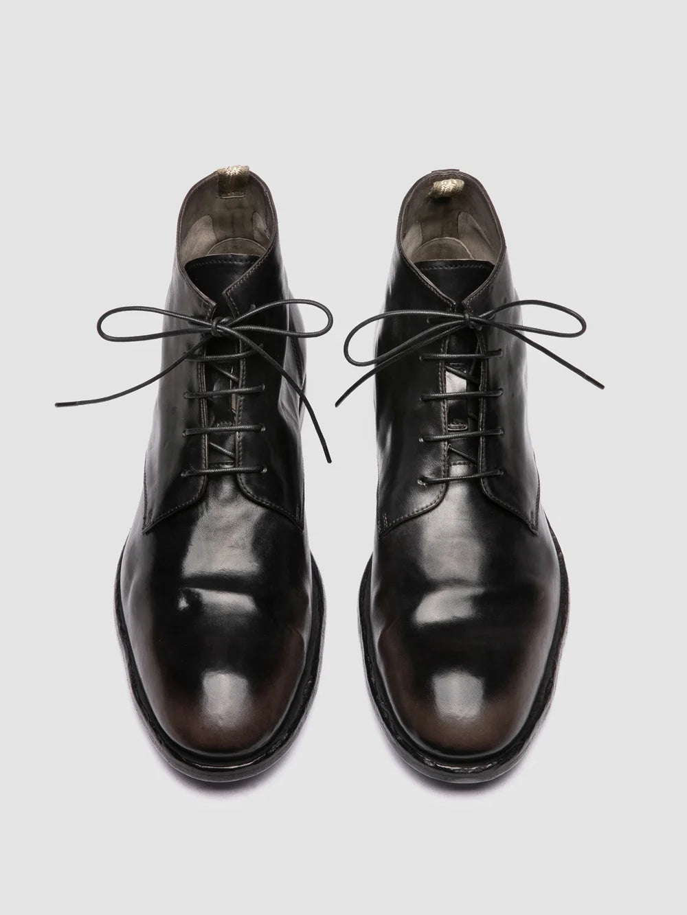 SOUND 003 - Grey Leather Lace-up Boots - Image 2