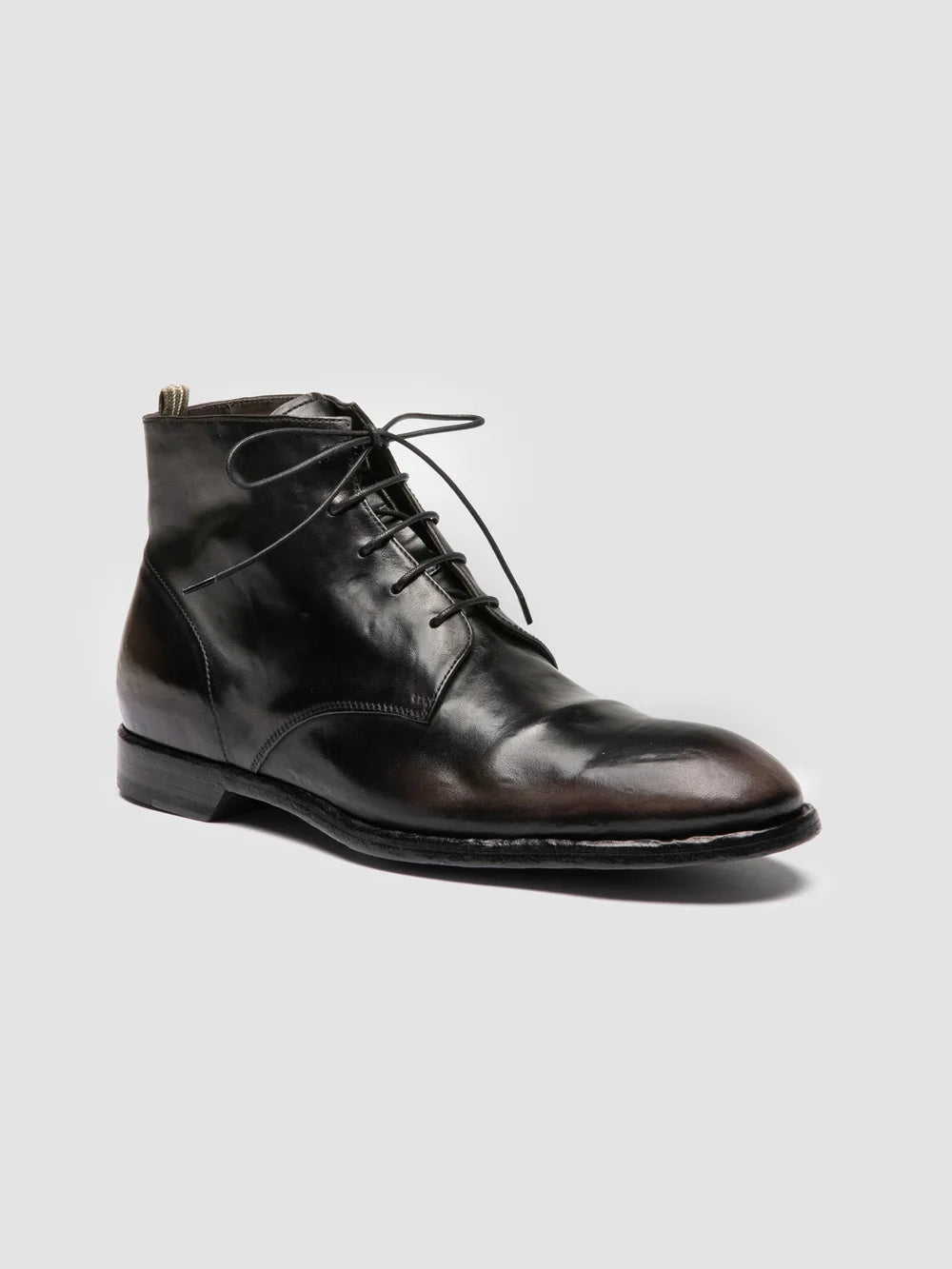 SOUND 003 - Grey Leather Lace-up Boots - Image 3