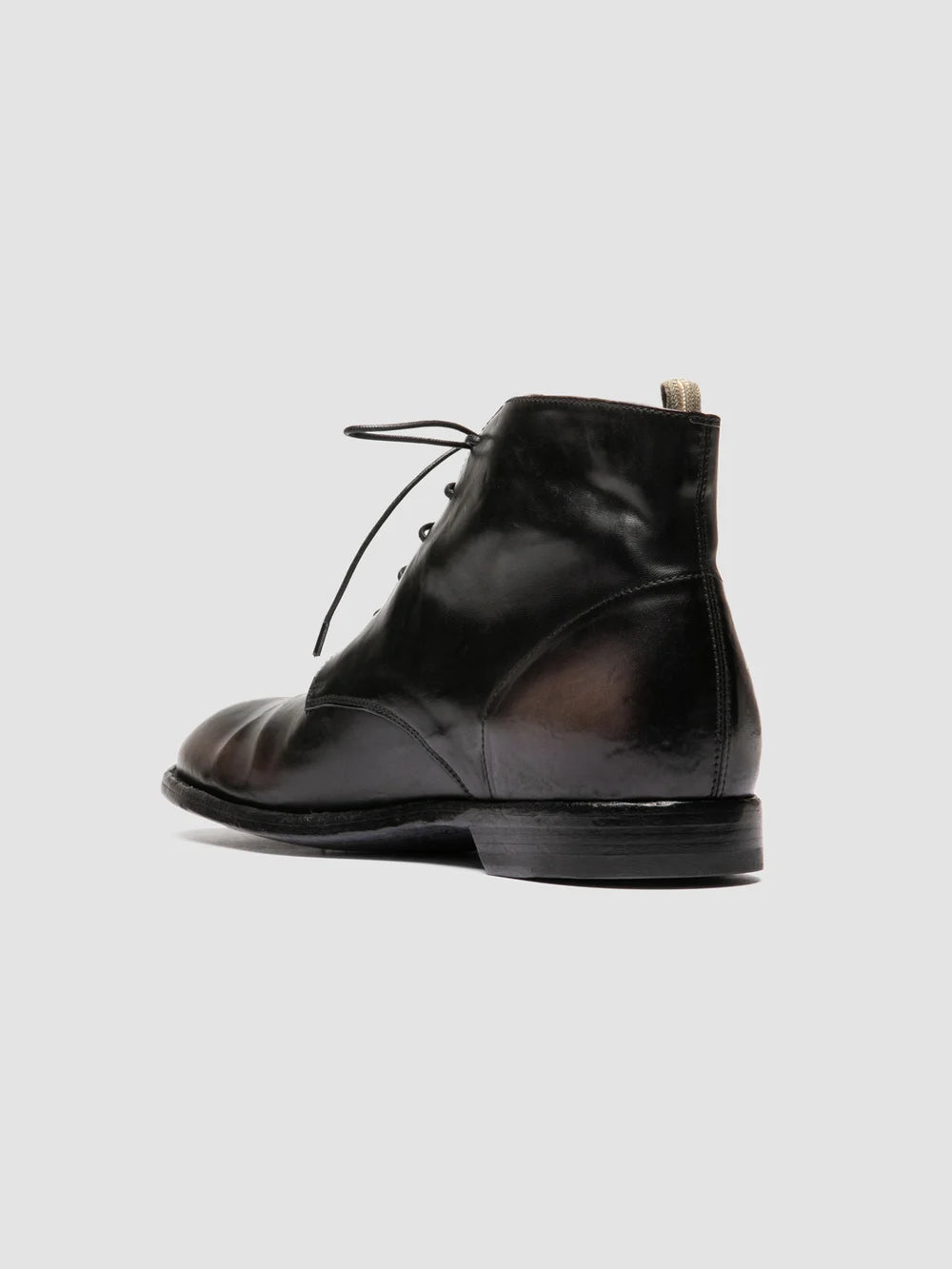 SOUND 003 - Grey Leather Lace-up Boots - Image 4