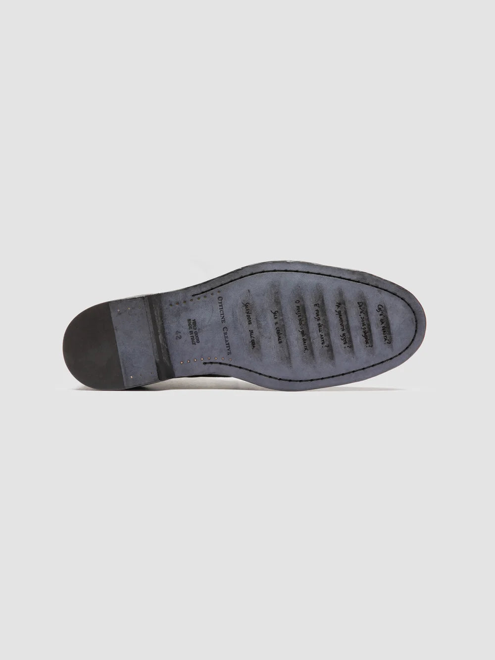 SOUND 003 - Grey Leather Lace-up Boots - Image 5