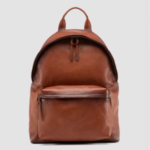OC PACK 001 - Brown Leather Backpack