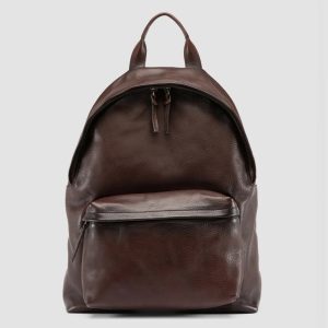 OC PACK 001 - Brown Leather Backpack