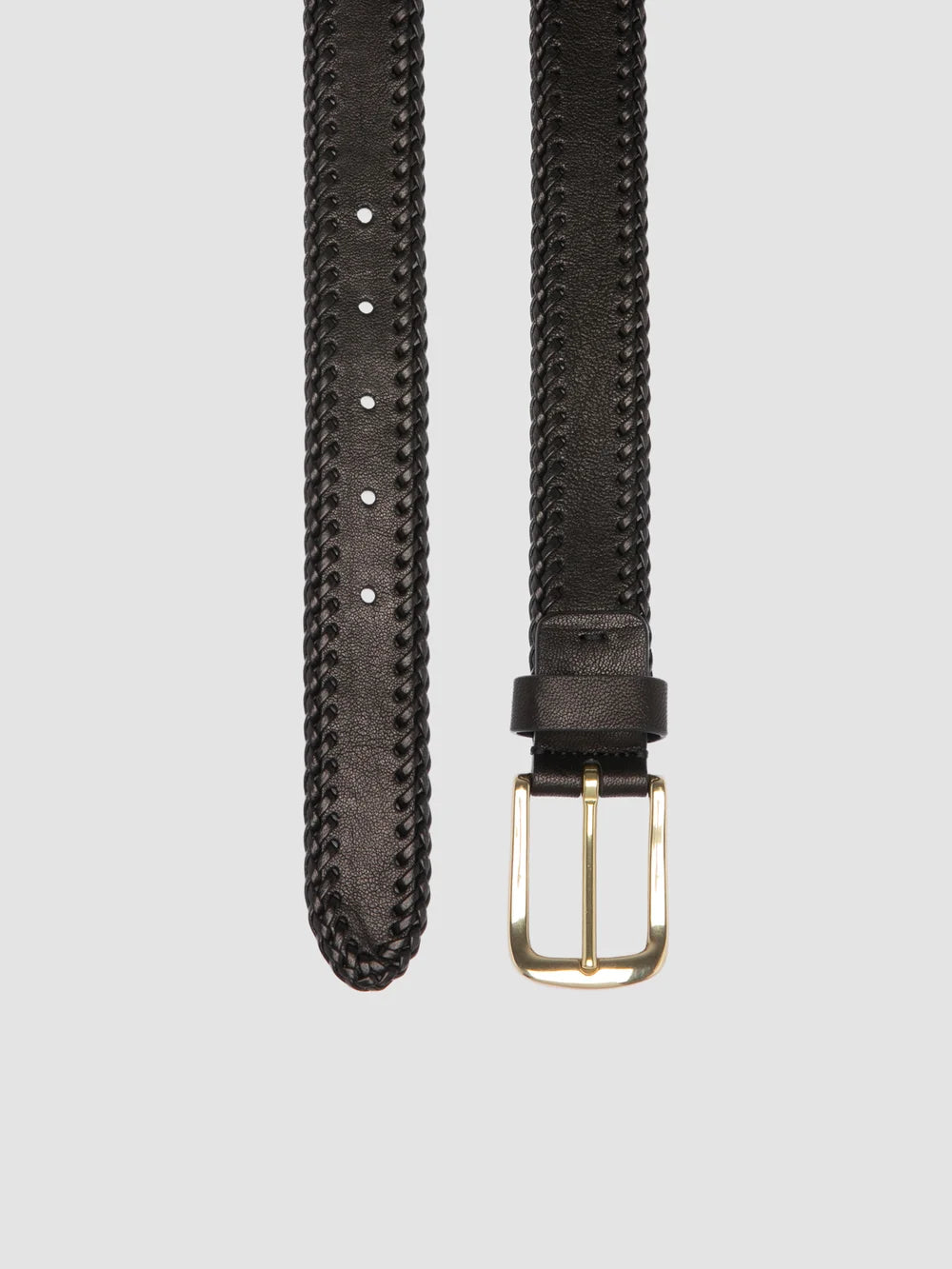OC STRIP 108 - Black Leather Belt - Image 2