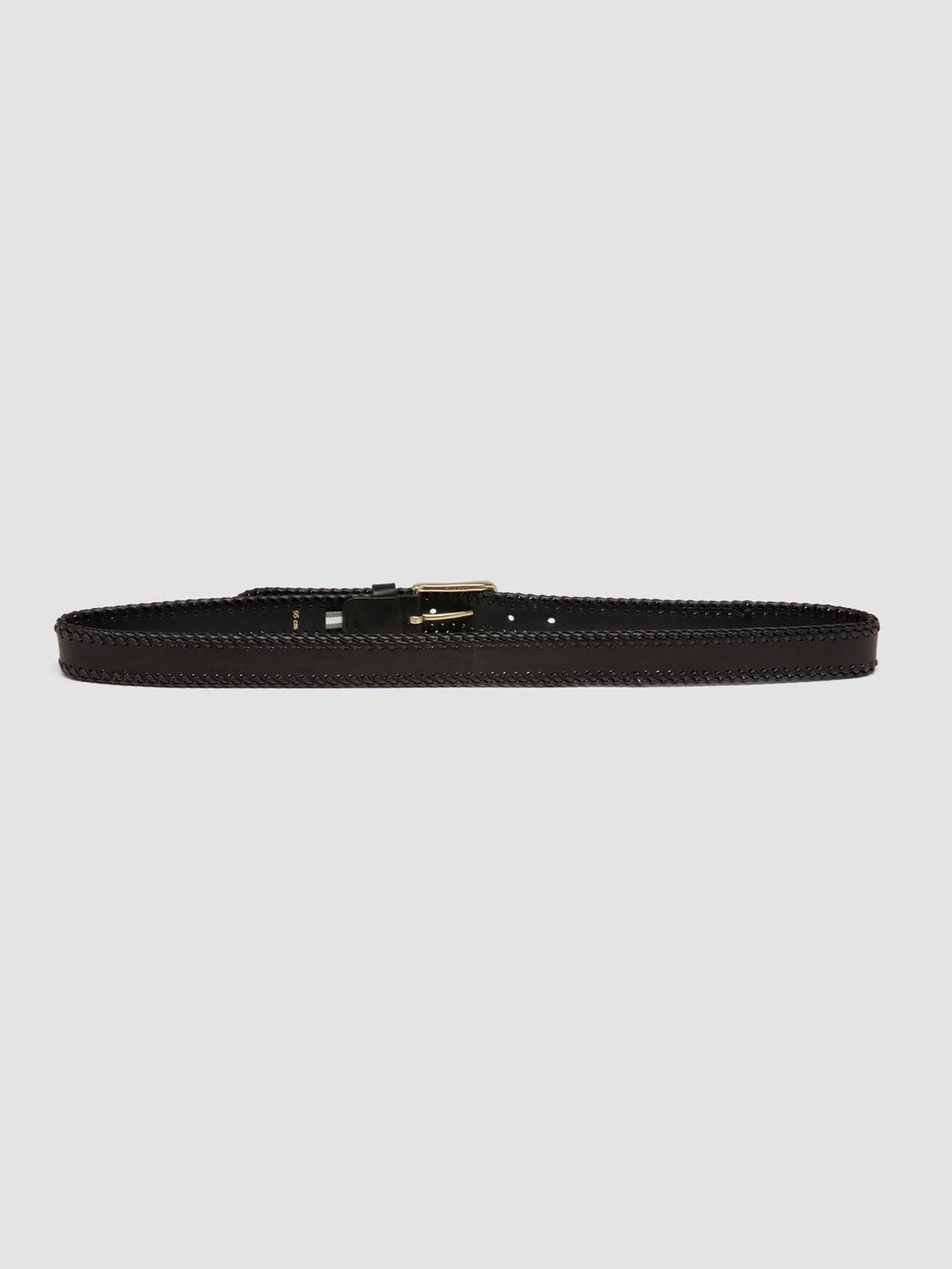 OC STRIP 108 - Black Leather Belt - Image 3