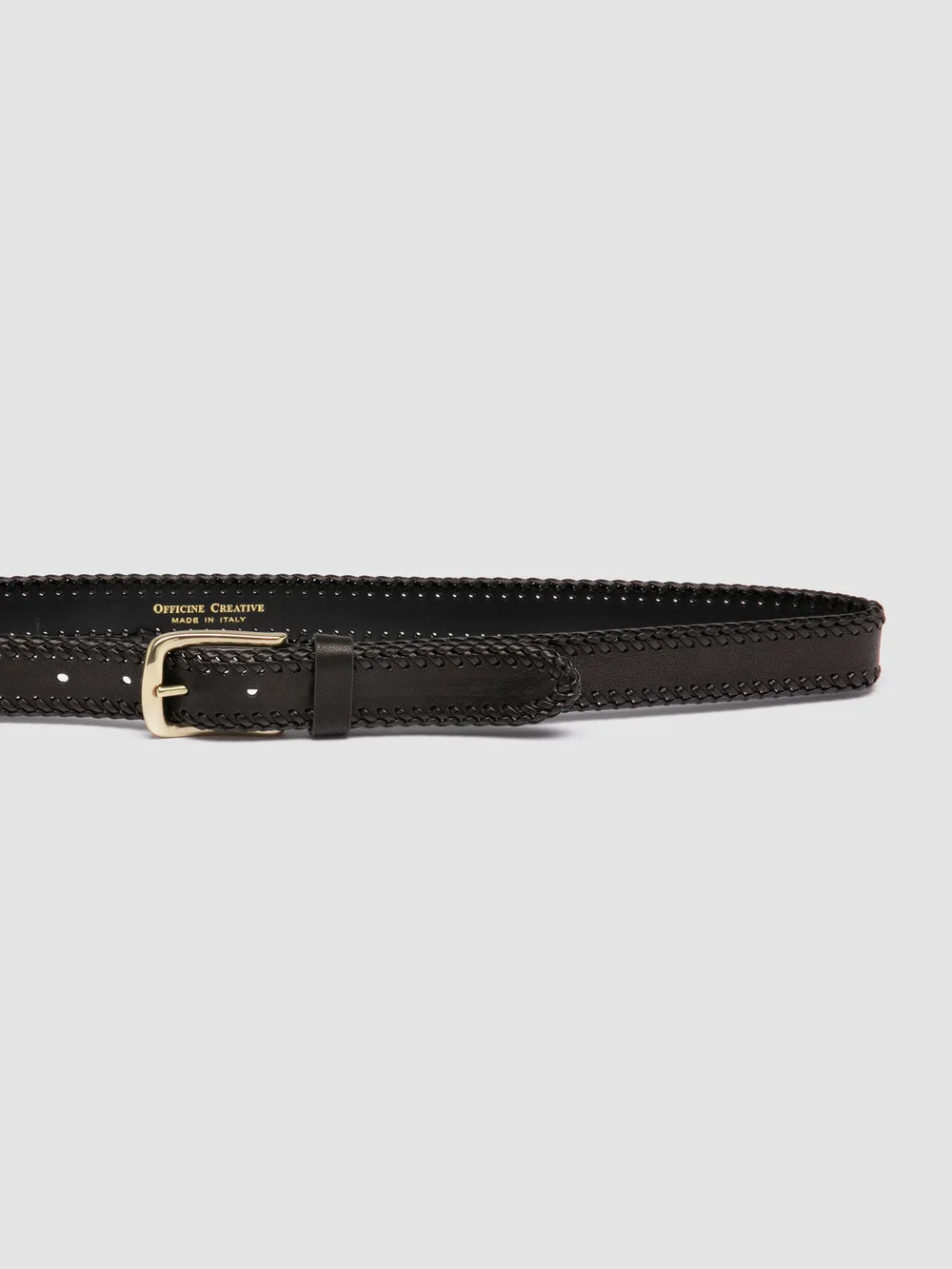 OC STRIP 108 - Black Leather Belt - Image 4