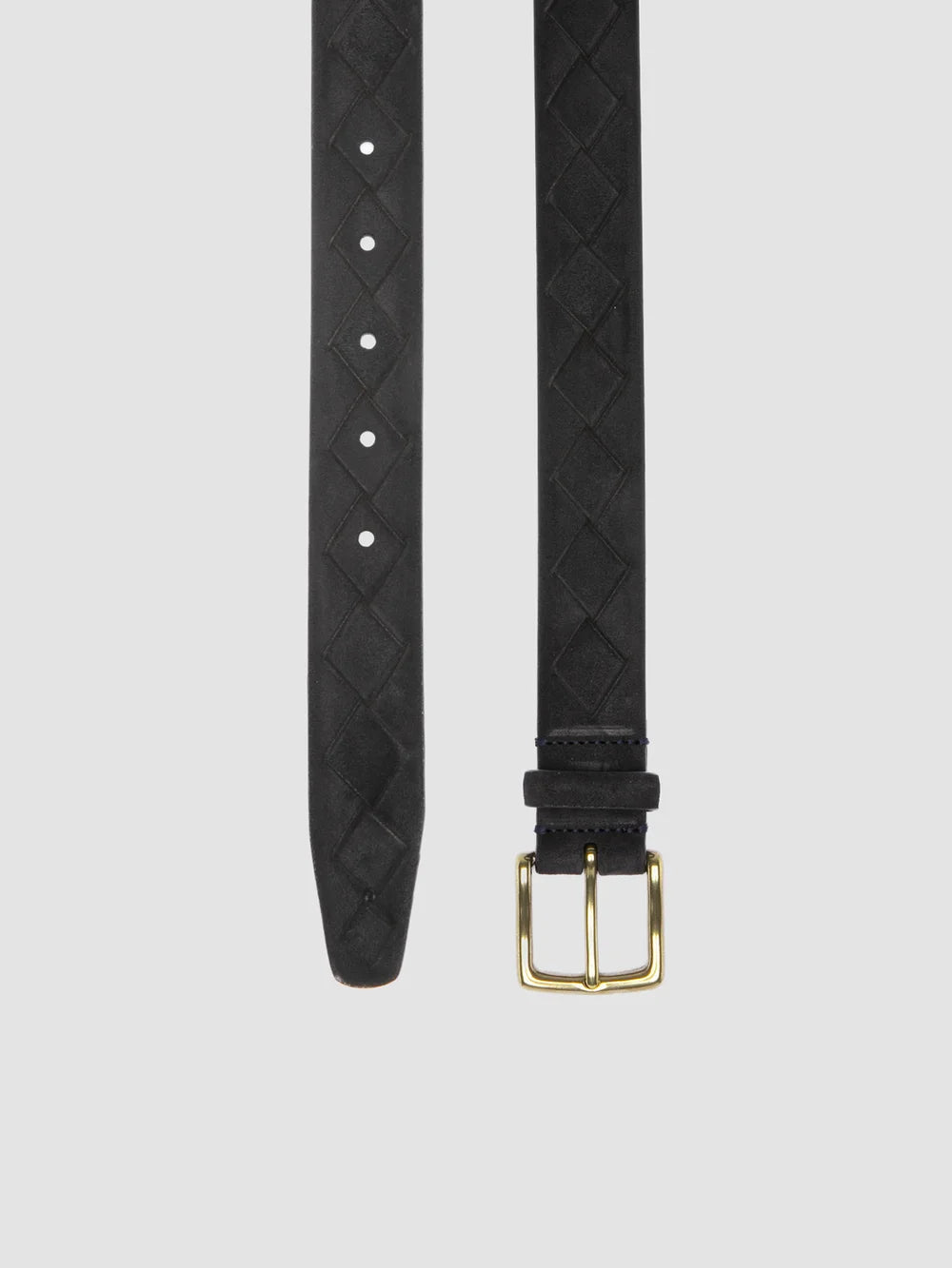 OC STRIP 29 - Blue Woven Suede Belt - Image 2
