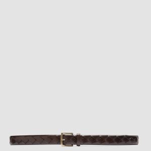 OC STRIP 29 - Brown Woven Leather Belt