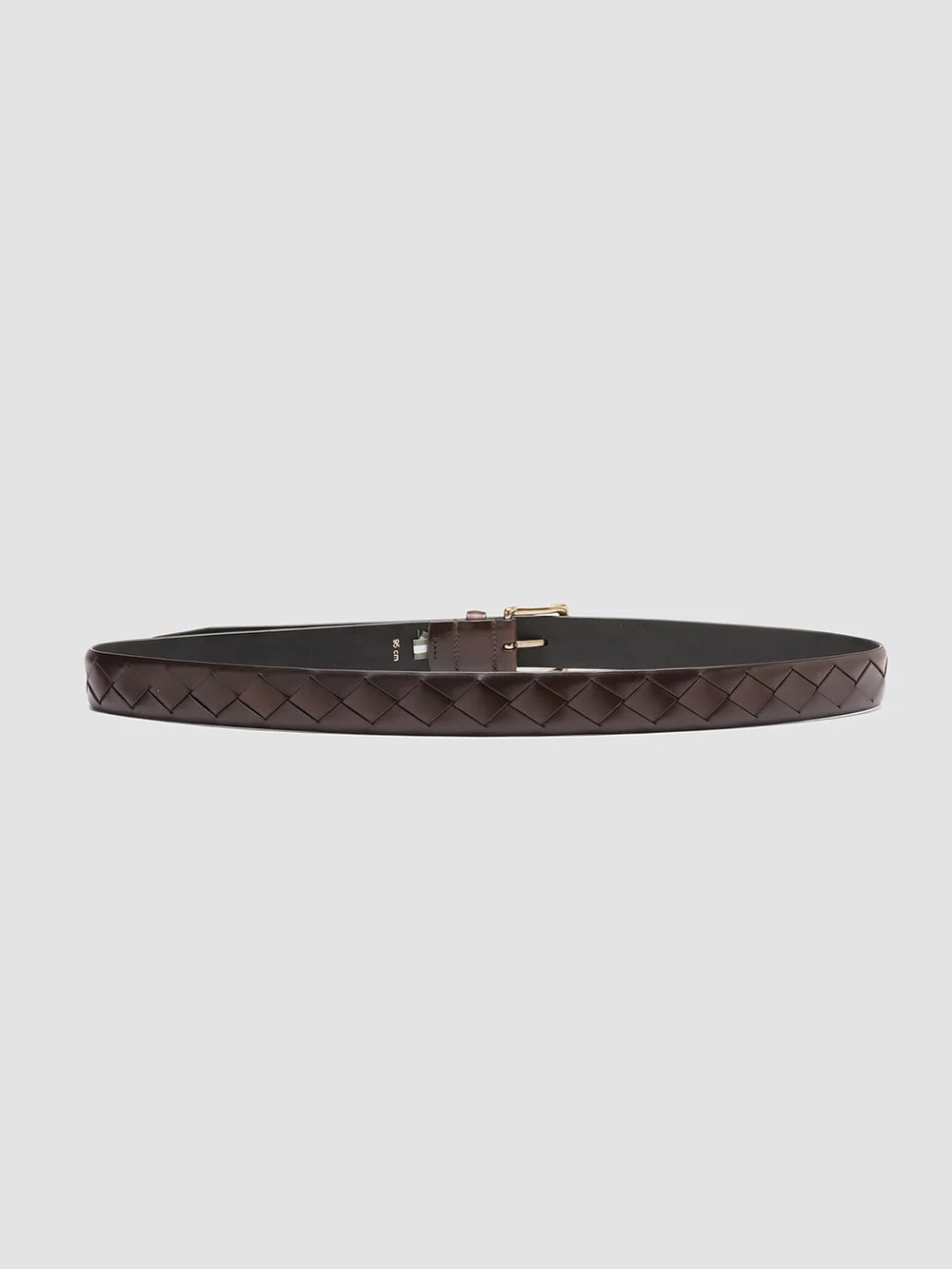 OC STRIP 29 - Brown Woven Leather Belt - Image 2
