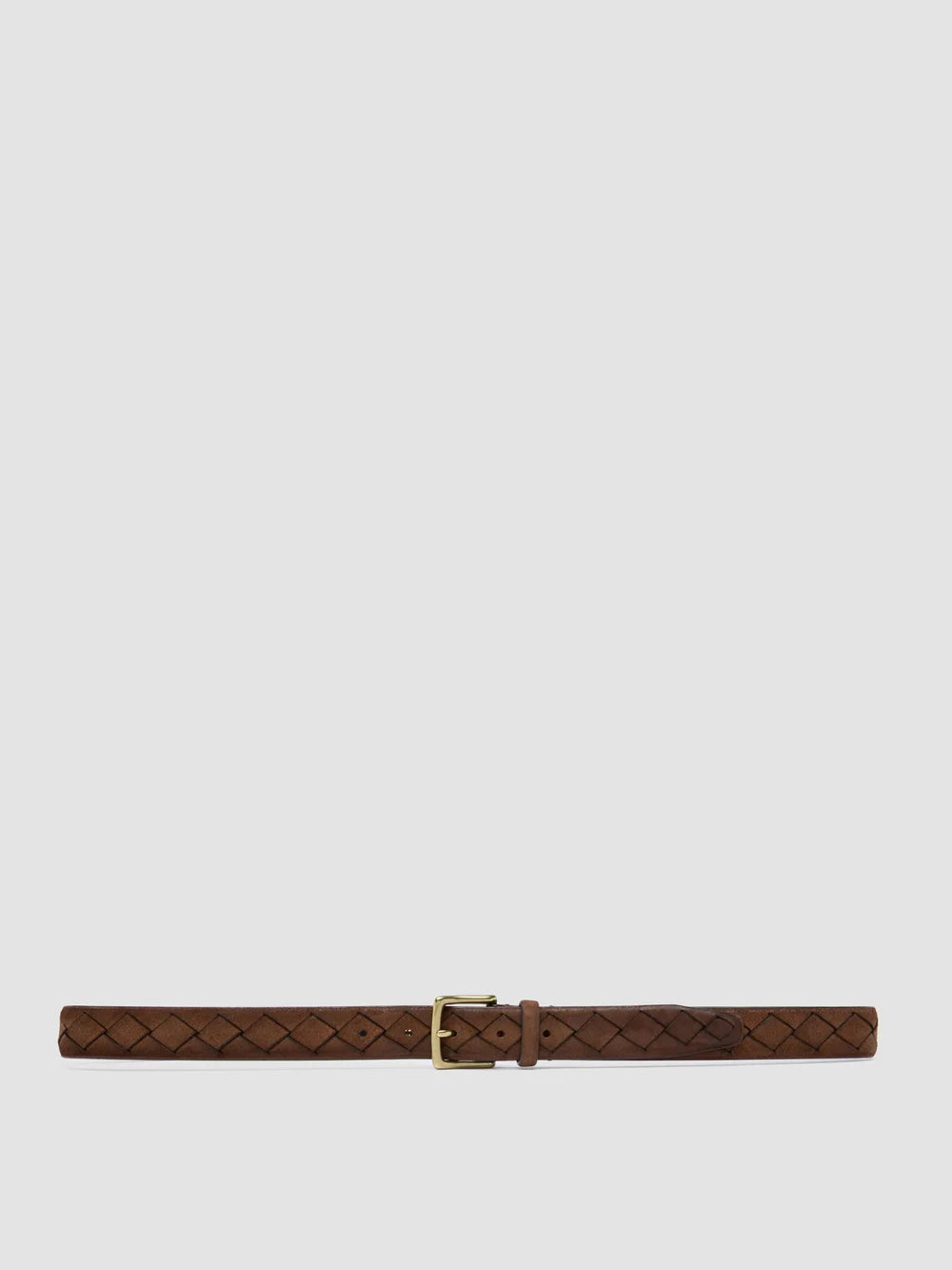 OC STRIP 29 - Brown Woven Suede Belt