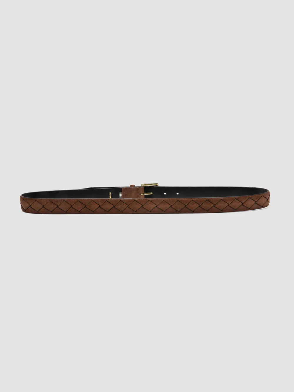 OC STRIP 29 - Brown Woven Suede Belt - Image 3