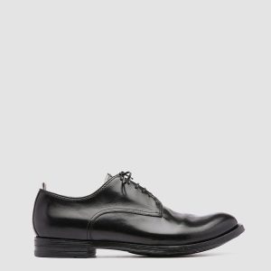 ANATOMIA 012 - Black Leather Derby Shoes