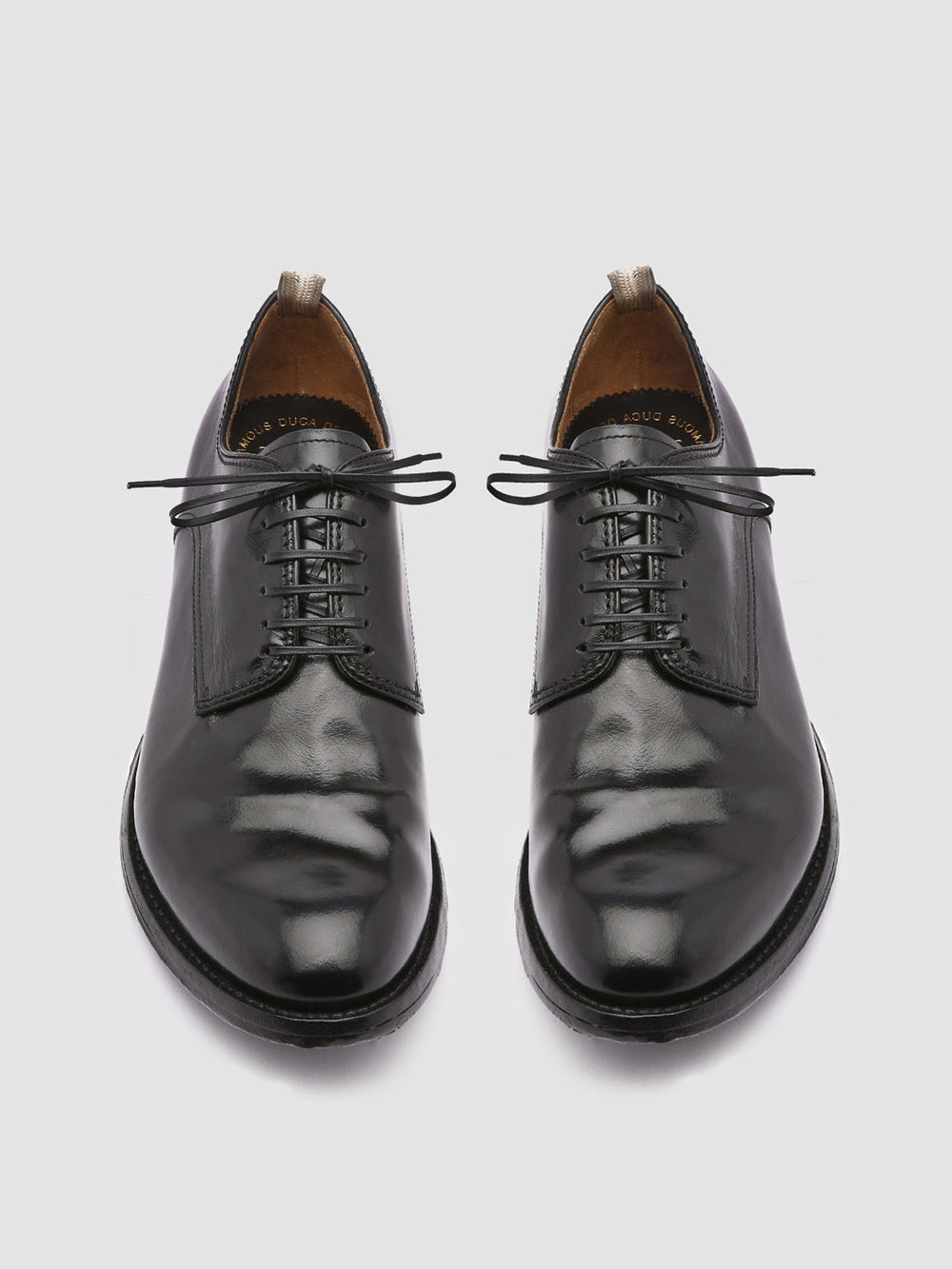 ANATOMIA 012 - Black Leather Derby Shoes - Image 2