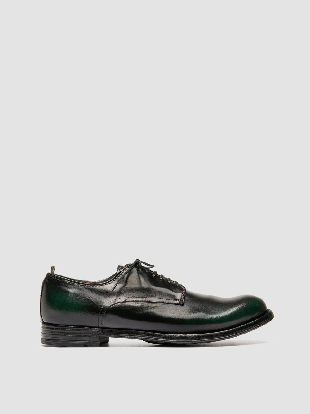 ANATOMIA 012 - Green Leather Derby Shoes
