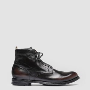 ANATOMIA 013 - Black Leather Ankle Boots