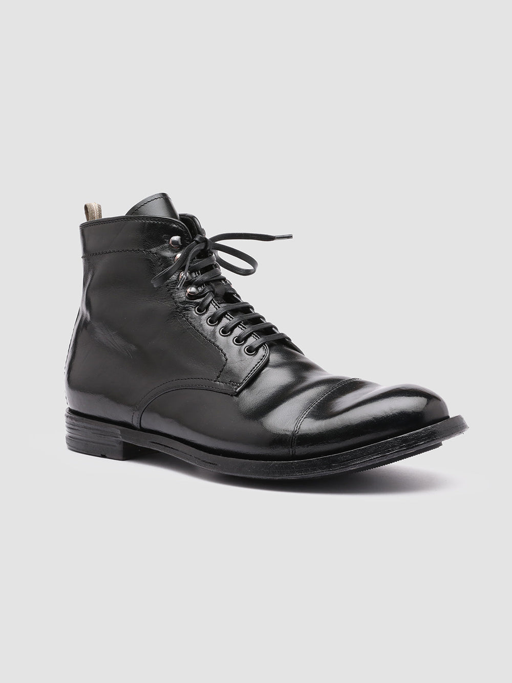 ANATOMIA 016 - Black Leather Ankle Boots - Image 3