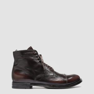 ANATOMIA 016 - Dark Brown Leather Ankle Boots