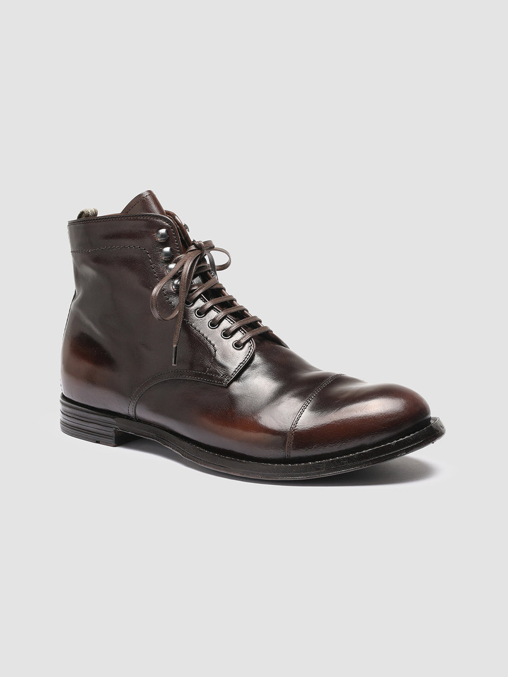 ANATOMIA 016 - Dark Brown Leather Ankle Boots - Image 3