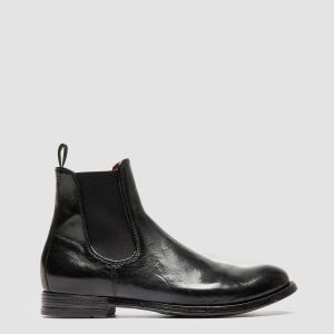 ANATOMIA 083 - Black Leather Chelsea Boots