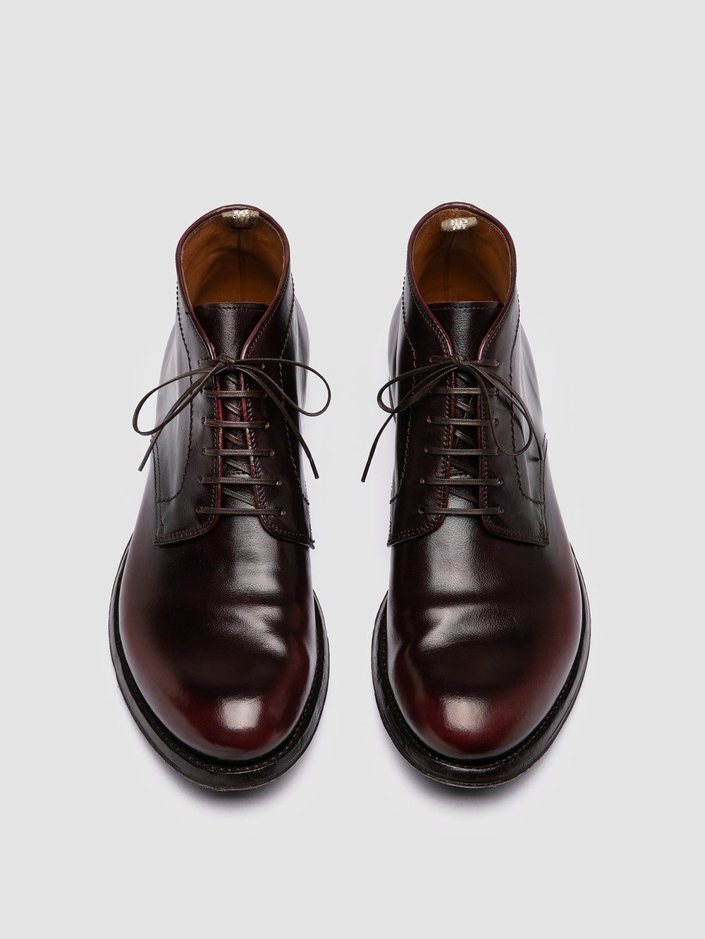 ANATOMIA 88 - Burgundy Leather Chukka Boots - Image 2