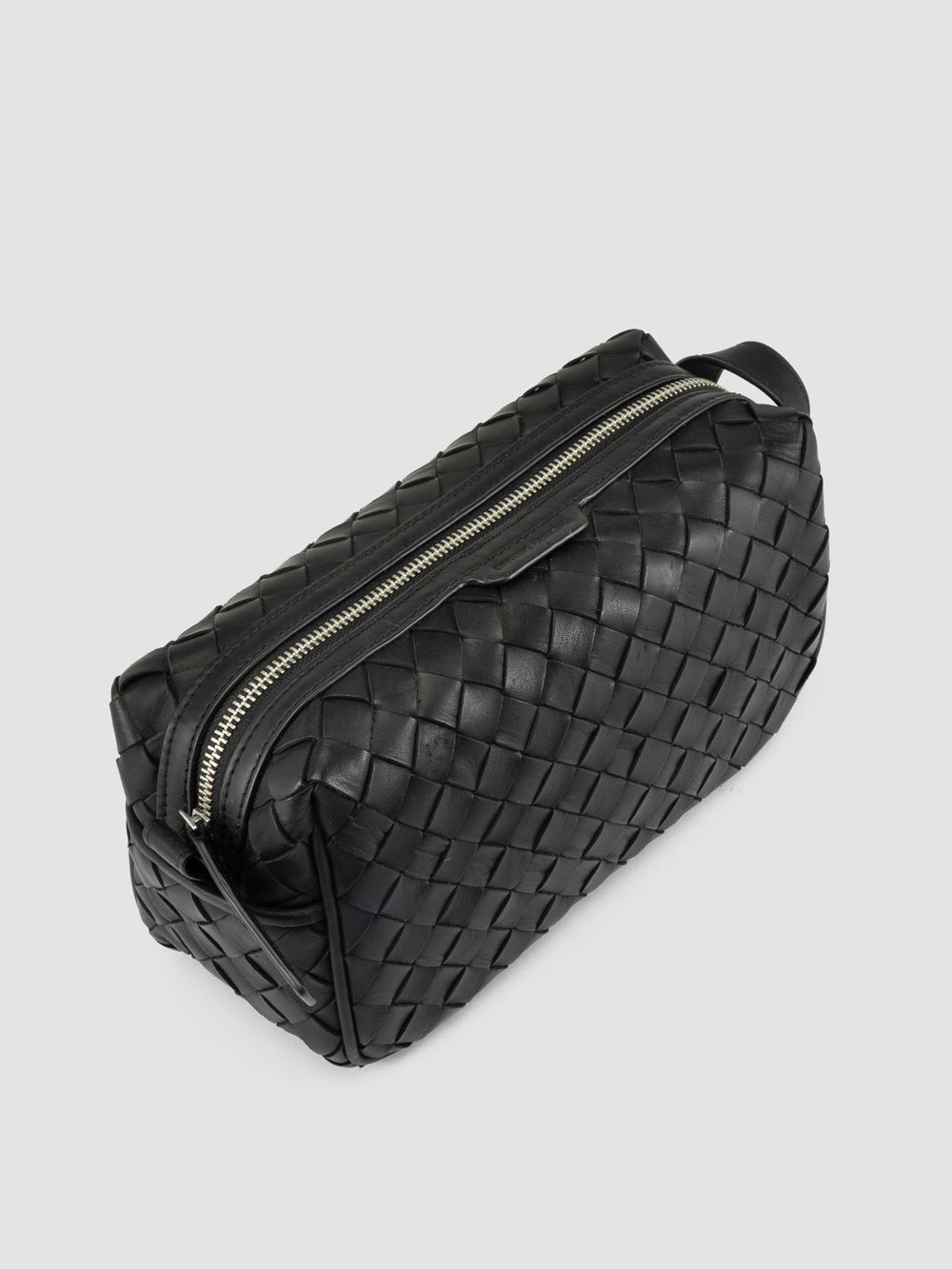 ARMOR 014 - Black Woven Leather Pouch - Image 2